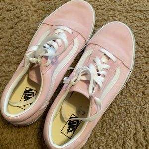 Women’s pink vans